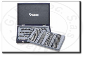 Kit maschi e filiere in acciaio al cromo tipo fiat ineco 025.880350