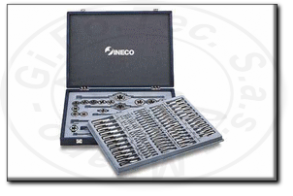 Kit maschi e filiere in acciaio al cromo tipo fiat grande ineco 025.880352