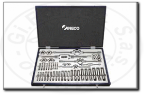 Assortimento a filettare bsw in acciaio al cromo ineco 025.880359