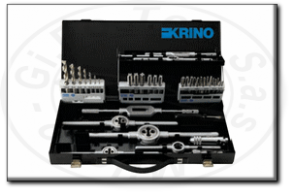 Assortimento a filettare sinistro hss metrico con punte per prefori di maschiatura Krino 17020507