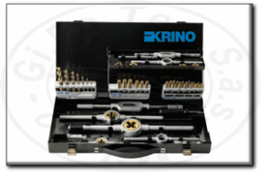 Assortimento a filettare hss-tin metrico con punte per prefori di maschiatura Krino 17020514