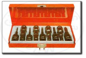 Serie bussole per avvitatore 1/2 con brugola in pollici fermec 421091