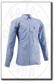 Camicia da lavoro in cotone chambray a manica lunga orma 57001