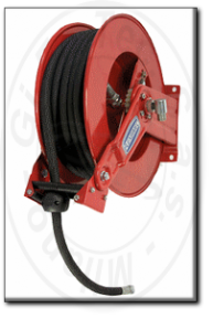 Avvolgitubo automatico completo di tubo per olio serie snodata evo flexbimec