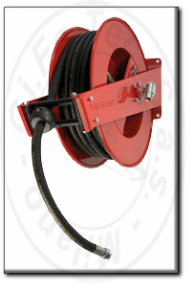 Avvolgitubo automatico completo di tubo per grasso serie standard flexbimec