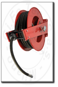 Avvolgitubo automatico completo di tubo per olio serie standard flexbimec