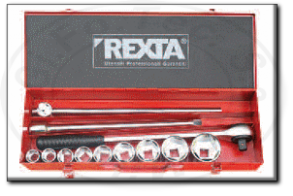 Cassetta bussole e accessori professionali con attacco quadro 3/4" Rexta 290.3/4SF12