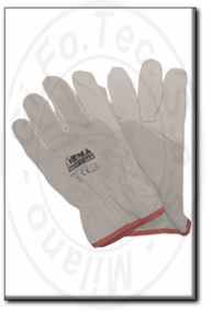 Guanti da lavoro in pelle fiore con dorso in crosta extra orma 00271 gp