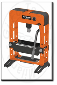 Pressa idraulica rinforzata da banco 15 ton unicraft wpp 15 th top 632 0015