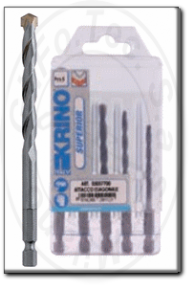 punte per edilizia ad elevato rendimento con attacco esagonale 1/4" krino superior 03059