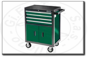 Carrello portautensili a 4 cassetti con armadietto Linea Basic Sata Tools ST95125