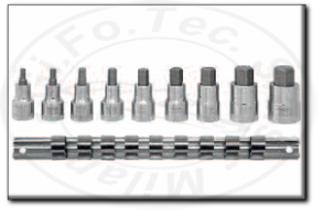 assortimento bussole a brugola professionali con attacco 1/2" rexta 212.gsc9