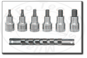 serie bussole a brugola professionali con attacco 3/8" rexta 238.gc6