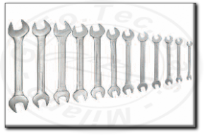 Serie chiavi a forchetta doppie professionali rexta 53.s12