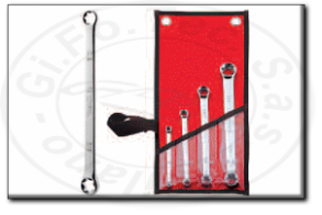 Serie chiavi ad anello torxi professionali rexta 56.sb4