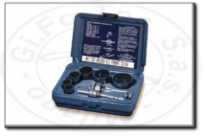 Assortimento seghe a tazza hss bimetalliche professionali per fabbri ineco 032.880203