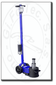 Sollevatore oleopneumatico per mezzi pesanti 40/20 ton airtec 1217