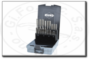 Set maschi a mano professionali hss ruko 245 001 ro in cassetta di plastica