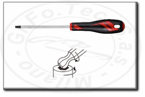 Cacciaviti con sfera ball end Tengtools PLUS LINE con lama rotonda
