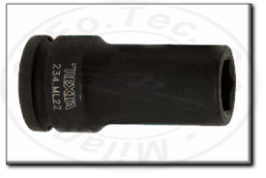 Chiave a bussola a macchina impact lunga quadro 3/4" rexta 234.ml