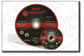 Dischi da sbavo professionali a centro depresso fastgrinder MCS