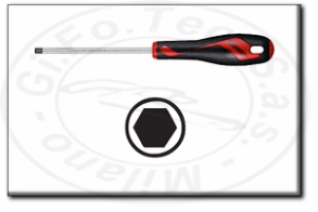Cacciaviti esagonali teng tools PLUS LINE con lama rotonda