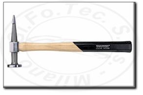 Martello a testa tonda piana e punta teng tools hmbh01