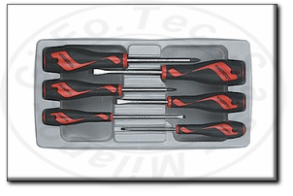 Serie di cacciaviti taglio e pz tengtools MD906n4