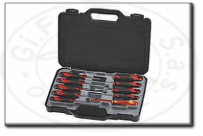 Serie di cacciaviti in valigetta teng tools MD910n