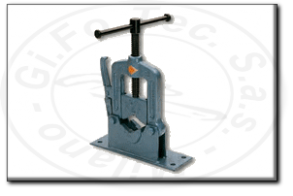 morsa per tubi ribaltabile fza 1000