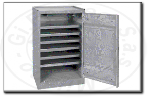 armadietto a ripiani da officina mm 600x450x1000
