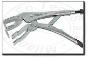 Pinza grip autobloccante professionale con ganasce a forcella rexta 455