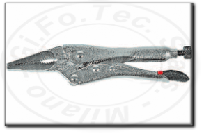 Pinza autobloccante professionale con ganasce diritte rexta 452