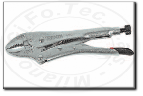 Pinza autobloccante professionale con ganasce concave rexta 450