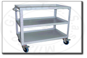 Carrello a 3 vasche rinforzato Bertolesi modello rp