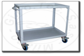 Carrello a 2 vasche rinforzato Bertolesi modello rp-2v