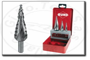 Assortimento frese coniche a gradino in hss Ruko 101 026