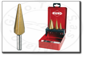 Assortimento frese coniche in hss-tin Ruko 101 020 T