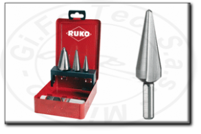 Assortimento frese coniche in hsse-Co 5 Ruko 101 020 E