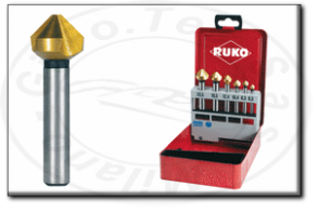 Assortimento svasatori in hss-tin Ruko 102 154 T