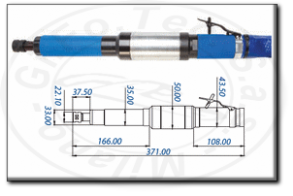 Smerigliatrice pneumatica dritta ad alta potenza Ata SHG18LR