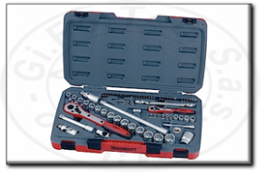 Set combinato di bussole 1/4" e 1/2" teng tools t1272