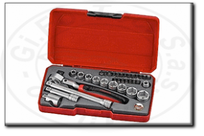 Cassetta bussole e accessori 3/8 teng tools t3834s