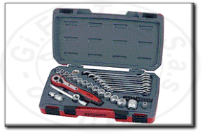 Cassetta bussole 3/8 e chiavi combinate tengtools t3840