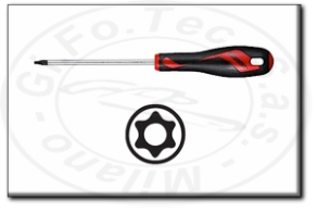 Cacciaviti tamper torx con foro teng tools PLUS LINE con lama rotonda