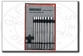 Set chiavi a T con bocca esagonale teng tools TBW10