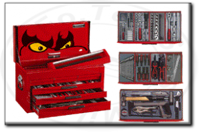 Cassetta portautensili completa di utensili Tengtools tc8140nf