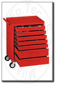 Carrello portautensili a 7 cassetti completo di utensili tengtools tcmm277sv