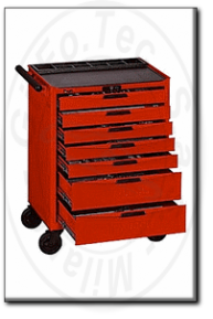 Carrello portautensili a 7 cassetti completo di utensili tengtools tcmm491n