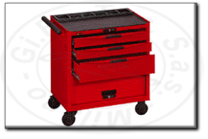 Carrello portautensili a 3 cassetti tengtools tcw803n